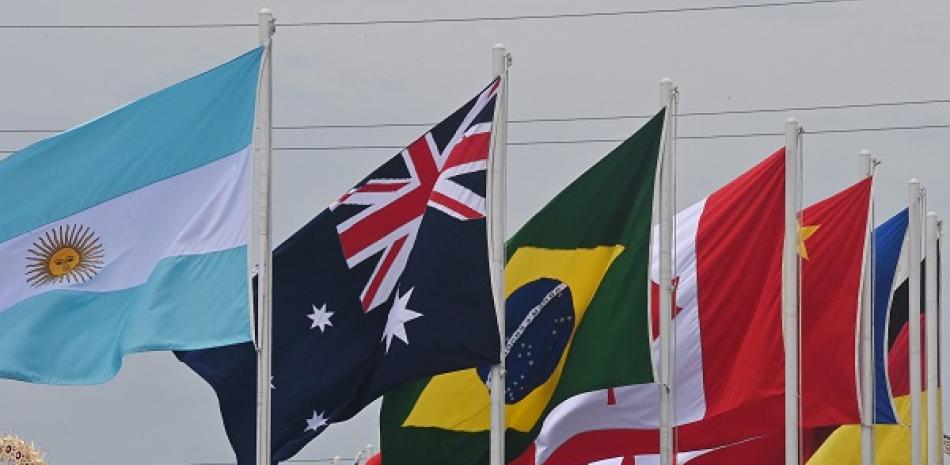 Las banderas de los países miembros del G20 ondean antes de la Cumbre del G20 en Nusa Dua, isla de Bali, el 13 de noviembre de 2022. ADEK BERRY / AFP