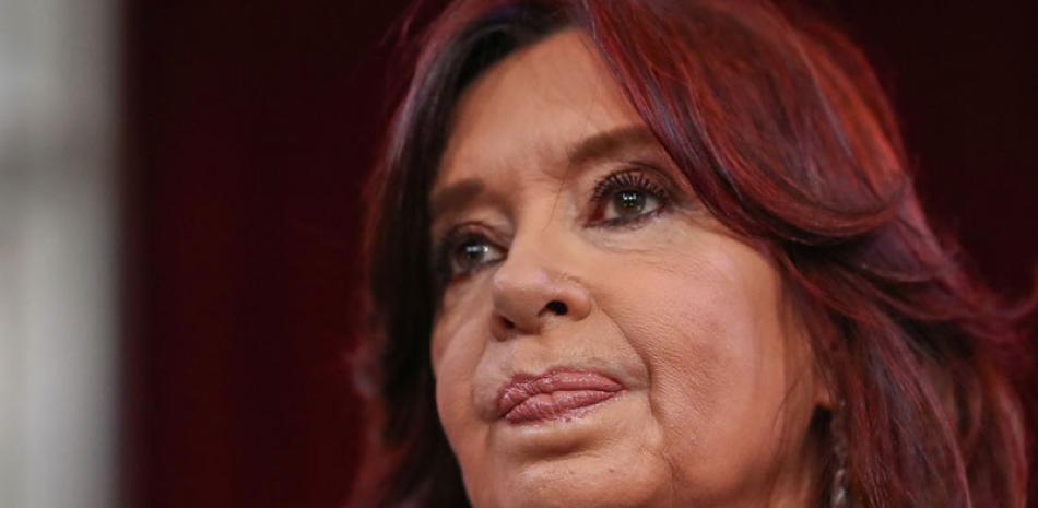 La vicepresidenta de Argentina, Cristina Fernández de Kirchner remitió a intervenciones de su abogado. AFP/