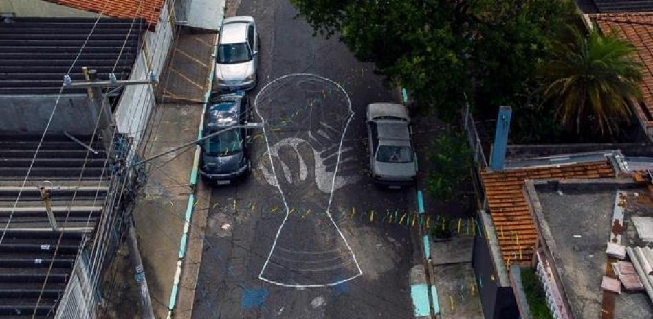 Los brasileños ya decoran las calles para el Mundial de Qatar.