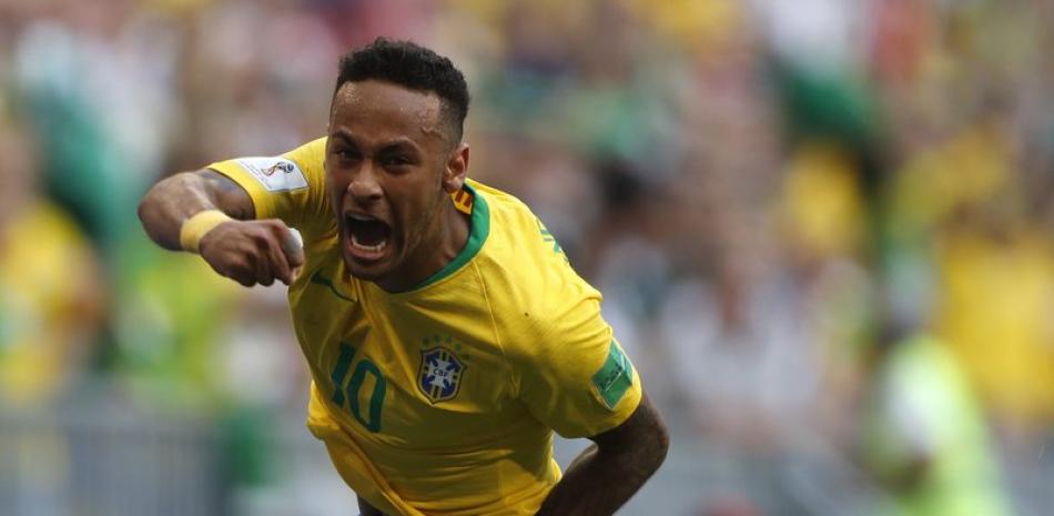 Neymar, estrella de la selección brasileña.