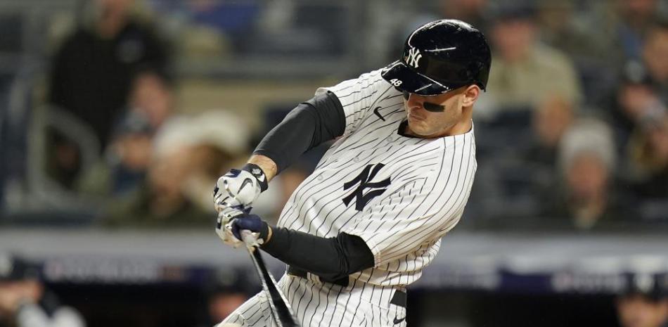 Anthony Rizzo, de los Yankees de Nueva York. AP.