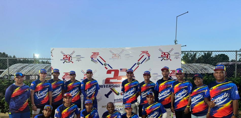 Integrantes del equipo de Venezuela que accioanrá en el Pimentel Baseball Classic 2022