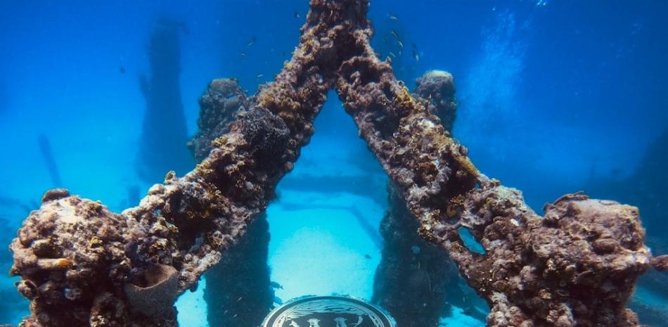 Arrecife conmemorativo de Neptuno, sepulcro marino creado con fines medioambientales. Fuente externa.