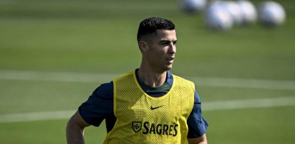 Delantero portugués Cristiano Ronaldo. AFP