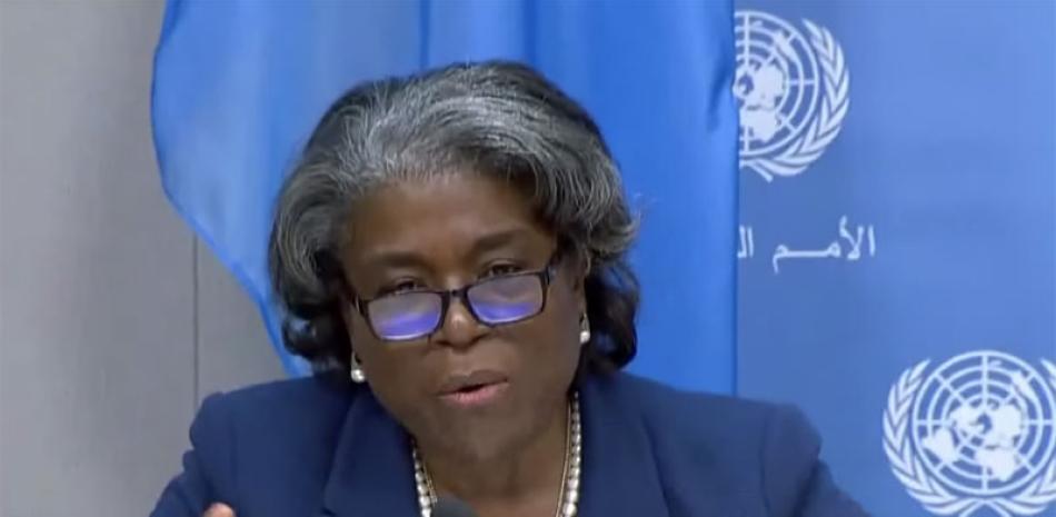 Linda Thomas Greenfield, embajadora EEUU en ONU.