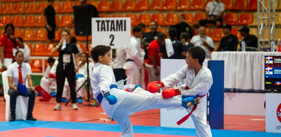 Acción de la primera convocatoria de la IV Copa Dimitrova de Karate.