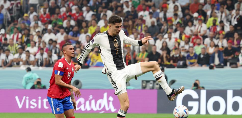 Kai Havertz marcó dos de los cuatro goles que logró Alemania en su victoria sobre Costa Rica.
