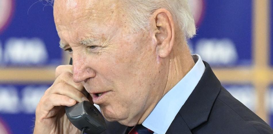 Presidente de Estado Unidos, Joe Biden. Foto de AFP