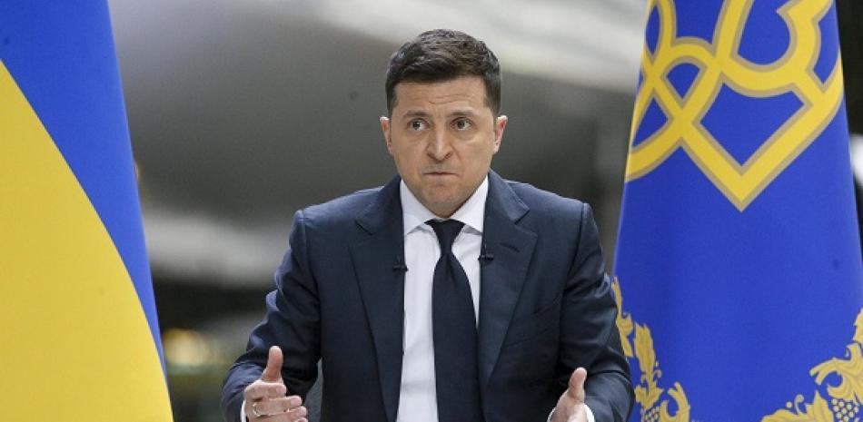 Presidente ucraniano Volodímir Zelenski. AP