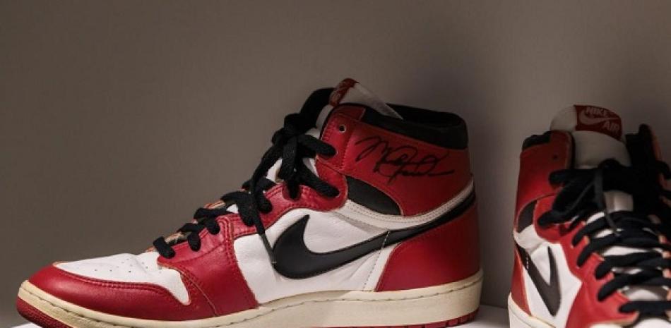 Primer modelo de Nike creado para Michael Jordan. Foto: Fuente externa.