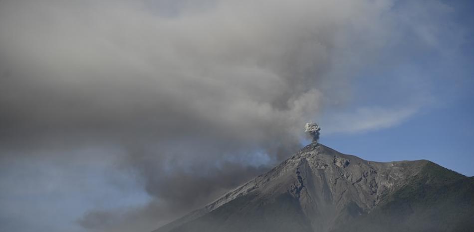 Volcán de Fuego en Guatemala. AFP