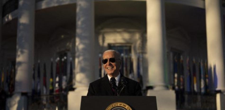 Presidente norteamericano Joe Biden. AFP