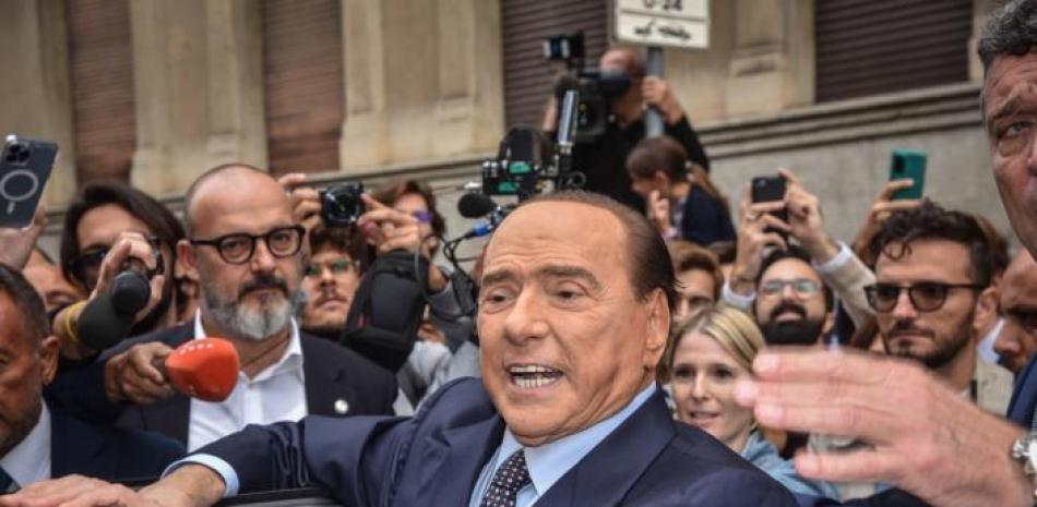 Silvio Berlusconi, propietario del Monza, equipo recién ascendido a la Serie A.