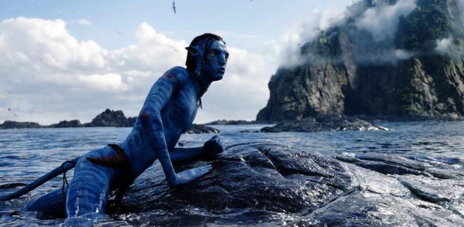 En esta imagen proporcionada por 20th Century Studios, Britain Dalton como Lo'ak en una escena de "Avatar: The Way of Water". (20th Century Studios vía AP)