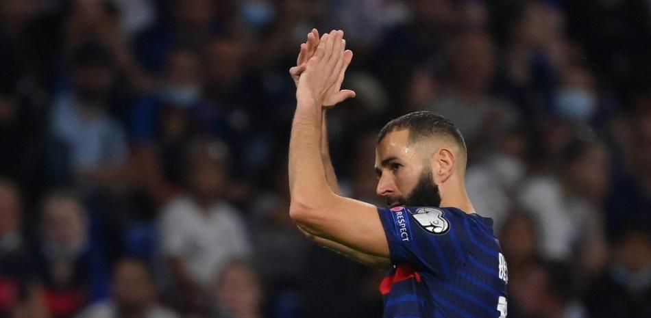 El futbolista frances, Karim Benzema. Fuente: AFP.