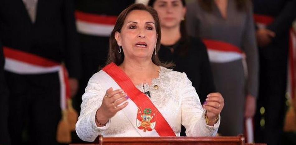 Presidenta de Perú, Dina Boluarte. Foto de archivo, LD.