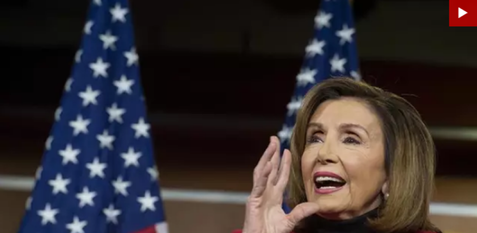 La presidenta de la Cámara de Representantes de EEUU, Nancy Pelosi. EUROPA PRESS