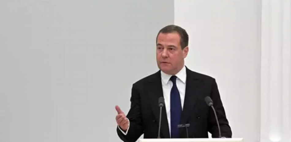 El expresidente ruso y actual vicepresidente del Consejo de Seguridad de Rusia, Dimitri Medvedev. EUROPA PRESS