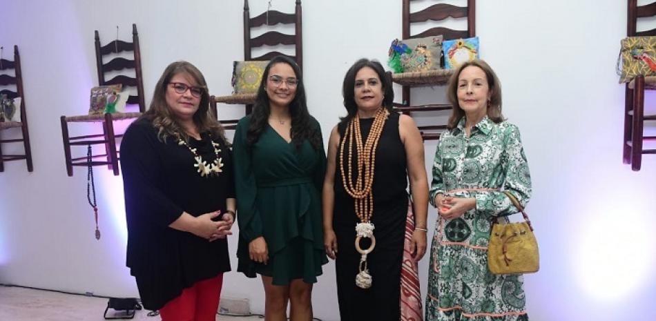 Zaidy Rijo, Stephanie Checo, Desirée Cepeda y Rosaida Mejía. Glauco Moquete/LD