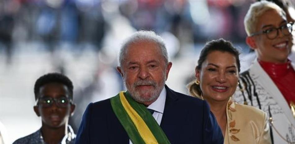 Lula da Silva durante su investidura como presidente de Brasil. Foto: EFE.