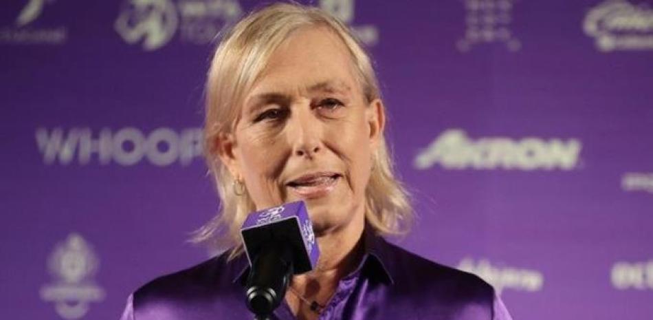 Martina Navratilova, leyenda del tenis.