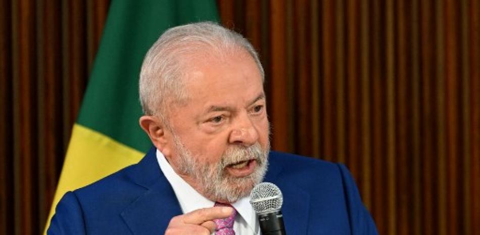 Presidente de Brasil, Luiz Lula da Silva. AFP
