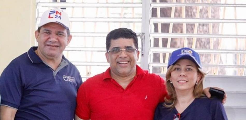 Fernando Paniagua, Dío Astacio y Saskia Ochoa