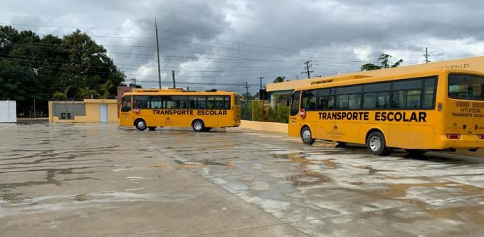 Autobuses del transporte escolar.

Fotos: Jorge Martínez| Listín Diario