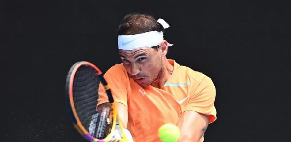 Rafael Nadal se anotó la victoria en su debut en el Abierto de Australia.