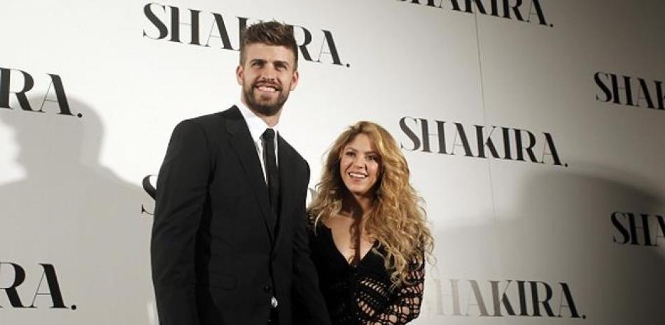 Piqué y Shakira. AP