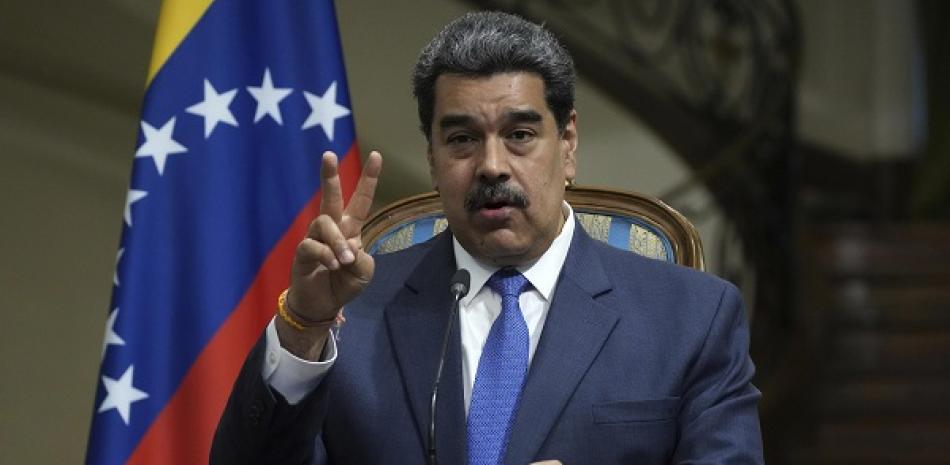 Presidente venezolano Nicolás Maduro. AP