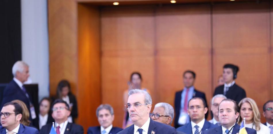 El presidente Luis Abinader pronunció un discurso ayer en el marco de la Cumbre de la CELAC, en Argentina.