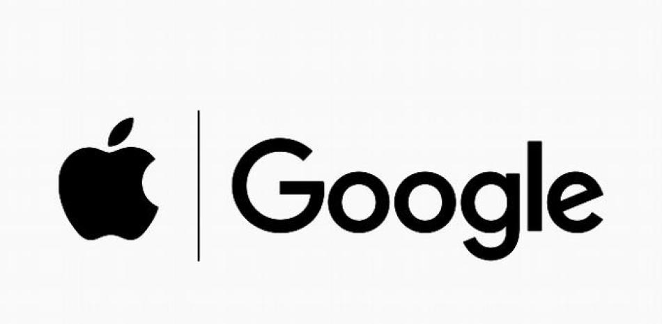 Logo de Apple y Google. Foto: Fuente externa.