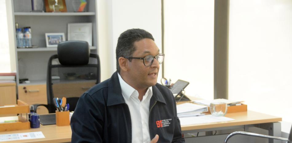 Randolfo Rijo Gómez, director del 911 durante entrevista con Listín Diario sobre accidente de Dominique Berroa. LD