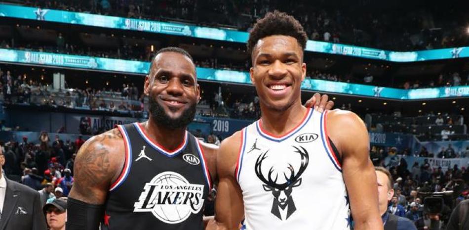 LeBron James y Giannis Antetokounmpo volverán a liderar a los equipos en el Partido de Estrellas de la NBA.