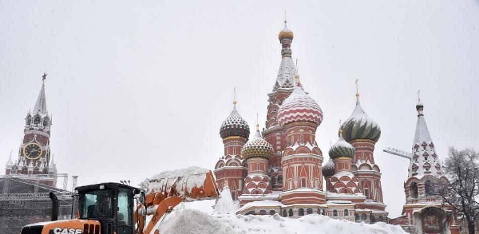 Invierno en Rusia. AFP