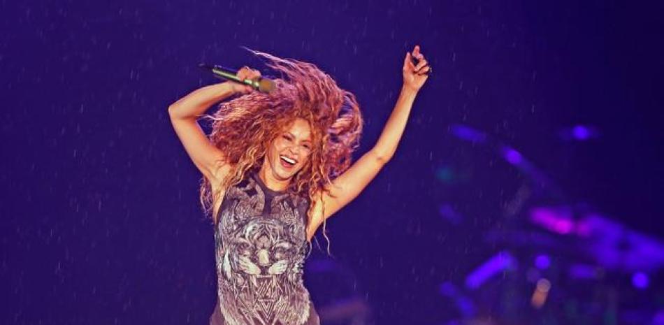 La cantante colombiana Shakira durante un concierto. EFE/Jorge Núñez/Archivo