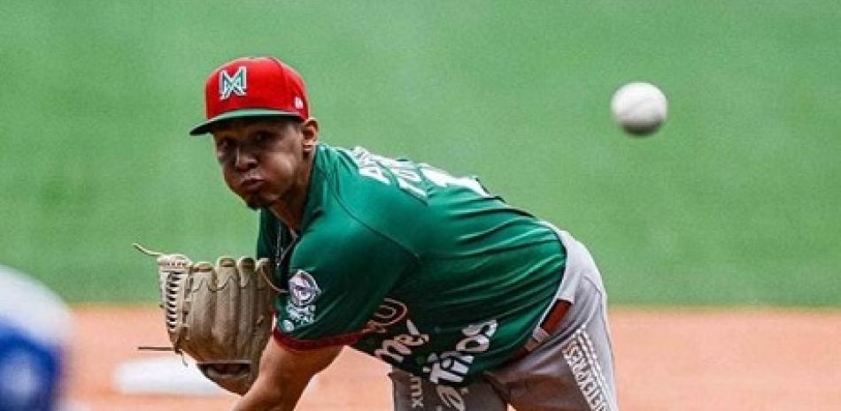 Beisbolista mexicano. Foto: Serie del Caribe