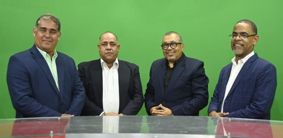 Desde la izquierda Generoso Castillo, William Almánzar, Américo Celado y Julio Castro.
