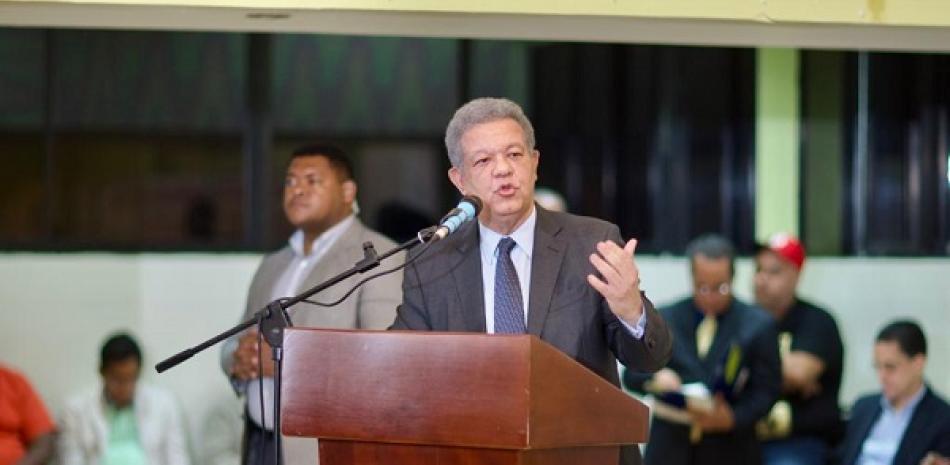 Expresidente Leonel Fernández. Foto: Dirección de Comunicaciones de la Fuerza del Pueblo.