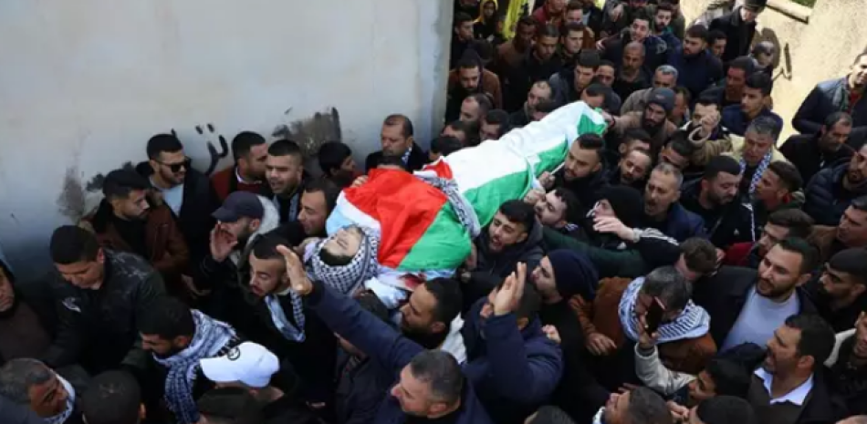 Entierro de un palestino en Yenín. Europa Press