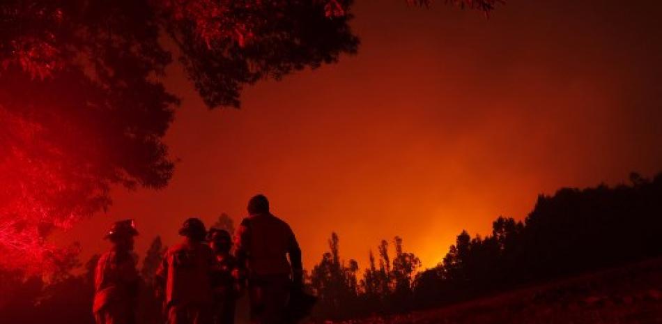 Incendios en Chile. AFP