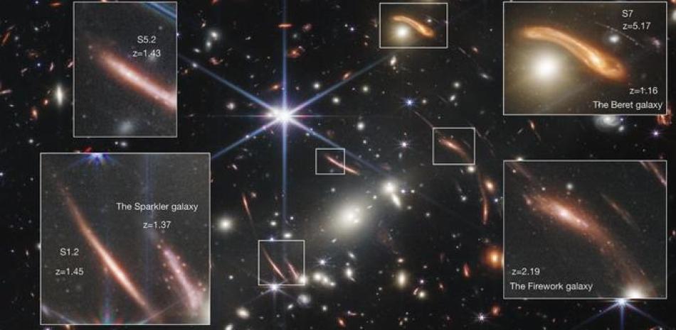 El telescopio espacial James Webb captó esta imagen de un cúmulo de galaxias (SMACS0723).

Foto: NASA, ESA, CSA, STSCI.