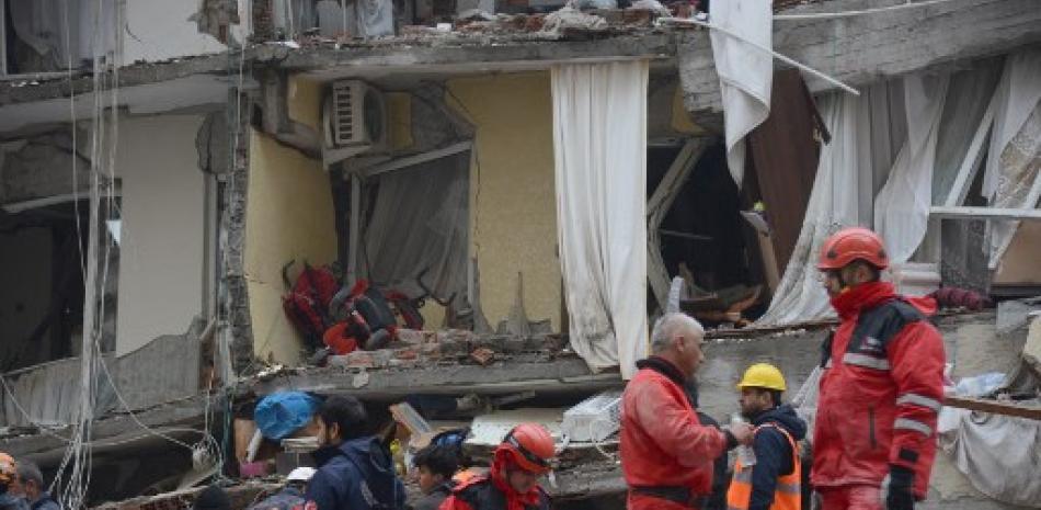 Devastación en Turquía tras terremoto. AFP