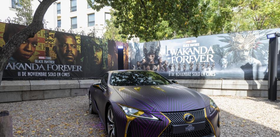Presentación del Lexus 450e en la campaña de la película de Marvel ‘Black Panther: Wakanda Forever’, a 4 de noviembre de 2022, en Madrid (España).

Foto: Alberto Ortega / Europa Press