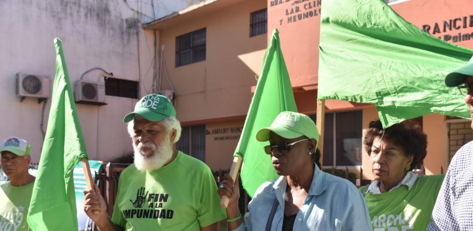 Miembros de la Marcha Verde.

Fotos: Jorge Martínez| Listín Diario