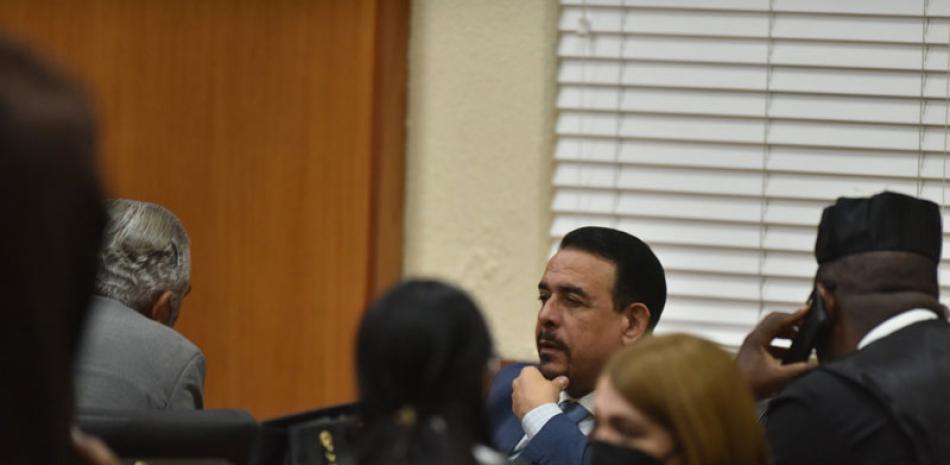 Alexis Medina y los demás acusados van a juicio de fondo acusados de fraude contra el Estado. Jorge Martínez/LD