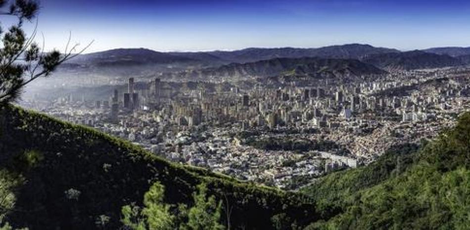 Vista de Caracas desde el Parque Nacional El Avila.