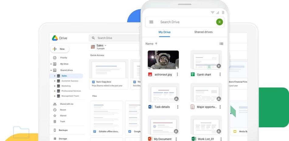 Aplicación de Google Drive. Foto: Europa Press