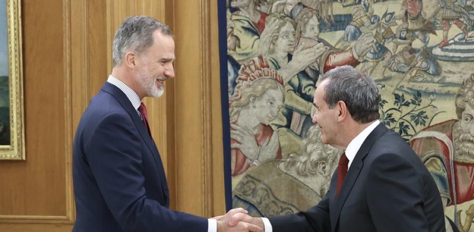 El Rey ha recibido este martes en audiencia al secretario general iberoamericano, Andrés Allamand. Foto: Europa Press